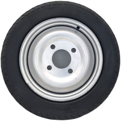 電動(dòng)三輪車(chē)實(shí)心胎300-8/350-12/400/450一12寸防扎免充氣實(shí)心輪胎